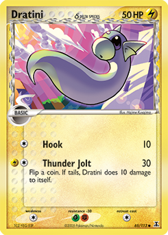 Dratini δ, Delta Species #65, Pokémon TCG card