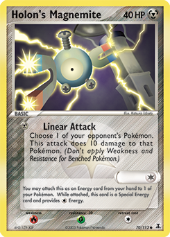 Holon's Magnemite, Delta Species #70, Pokémon TCG card