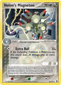Holon's Magneton, Delta Species #22, Pokémon TCG card
