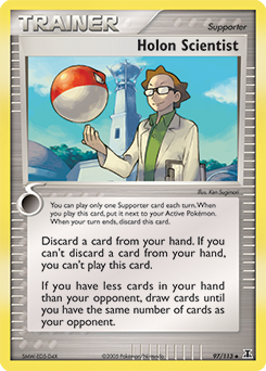 Holon Scientist, Delta Species #97, Pokémon TCG card
