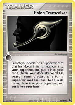 Holon Transceiver, Delta Species #98, Pokémon TCG card