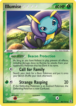 Illumise, Delta Species #45, Pokémon TCG card