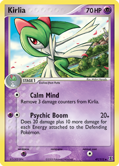 Kirlia, Delta Species #47, Pokémon TCG card