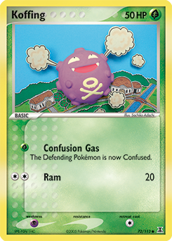 Koffing, Delta Species #72, Pokémon TCG card