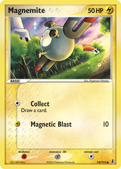 Magnemite, Delta Species #74, Pokémon TCG card