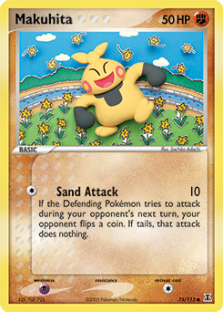 Makuhita, Delta Species #75, Pokémon TCG card