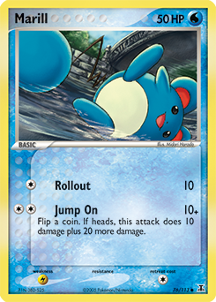 Marill, Delta Species #76, Pokémon TCG card