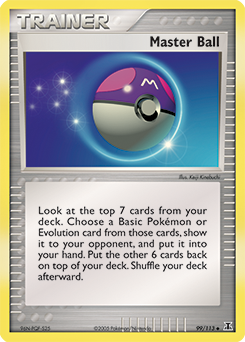 Master Ball, Delta Species #99, Pokémon TCG card