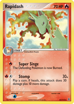 Rapidash, Delta Species #52, Pokémon TCG card