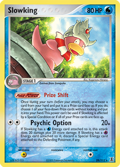 Slowking, Delta Species #28, Pokémon TCG card