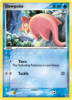 Slowpoke, Delta Species #83, Pokémon TCG card