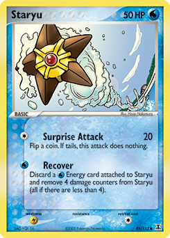Staryu, Delta Species #85, Pokémon TCG card