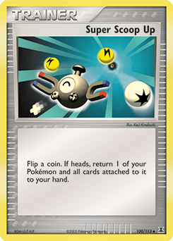 Super Scoop Up, Delta Species #100, Pokémon TCG card