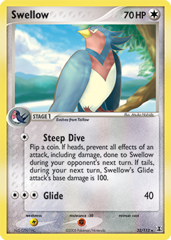 Swellow, Delta Species #32, Pokémon TCG card