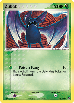 Zubat, Delta Species #88, Pokémon TCG card