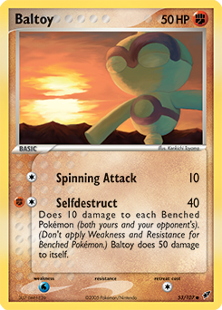 Baltoy, Deoxys #53, Pokémon TCG card