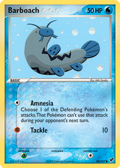 Barboach, Deoxys #54, Pokémon TCG card