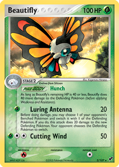 Beautifly, Deoxys #2, Pokémon TCG card