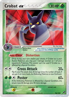 Crobat ex, Deoxys #96, Pokémon TCG card