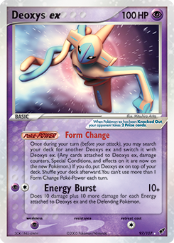 Deoxys ex, Deoxys #97, Pokémon TCG card