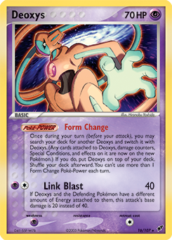 Deoxys, Deoxys #16, Pokémon TCG card