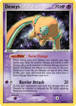 Deoxys, Deoxys #18, Pokémon TCG card