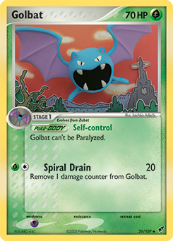 Golbat, Deoxys #31, Pokémon TCG card