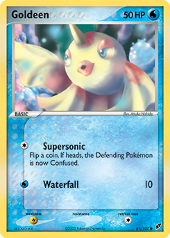 Goldeen, Deoxys #61, Pokémon TCG card