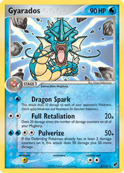 Gyarados, Deoxys #8, Pokémon TCG card