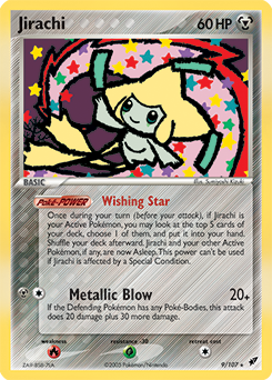 Jirachi, Deoxys #9, Pokémon TCG card