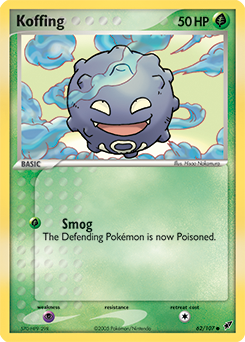 Koffing, Deoxys #62, Pokémon TCG card