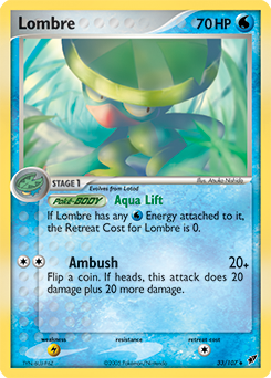 Lombre, Deoxys #33, Pokémon TCG card
