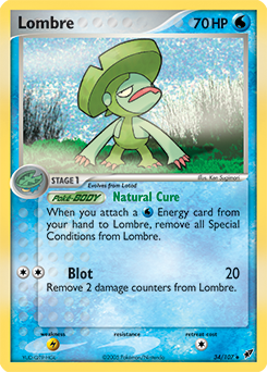 Lombre, Deoxys #34, Pokémon TCG card
