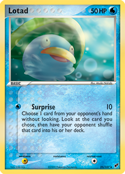 Lotad, Deoxys #35, Pokémon TCG card