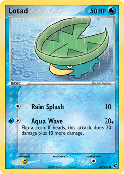 Lotad, Deoxys #63, Pokémon TCG card