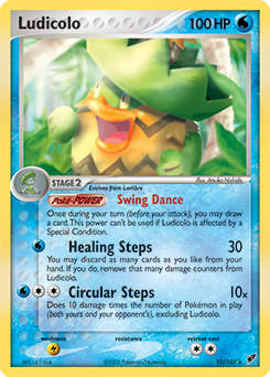 Ludicolo, Deoxys #10, Pokémon TCG card