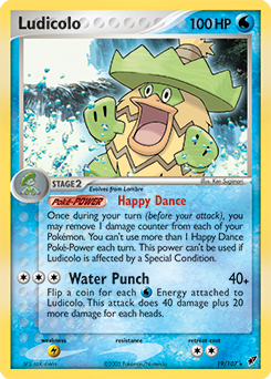 Ludicolo, Deoxys #19, Pokémon TCG card