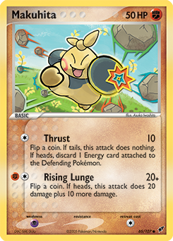 Makuhita, Deoxys #65, Pokémon TCG card