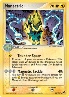 Manectric, Deoxys #38, Pokémon TCG card