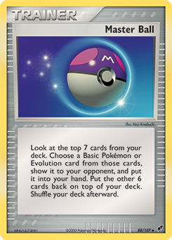 Master Ball, Deoxys #88, Pokémon TCG card