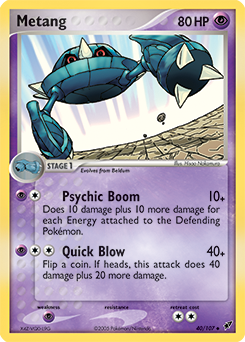 Metang, Deoxys #40, Pokémon TCG card