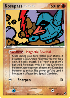 Nosepass, Deoxys #42, Pokémon TCG card