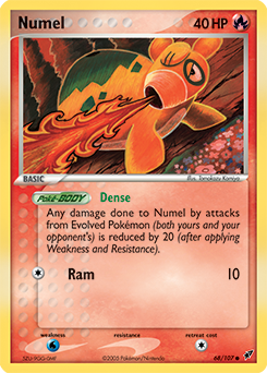 Numel, Deoxys #68, Pokémon TCG card