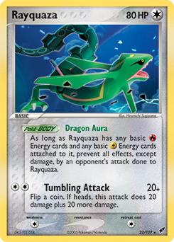 Rayquaza, Deoxys #22, Pokémon TCG card