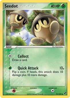Seedot, Deoxys #71, Pokémon TCG card