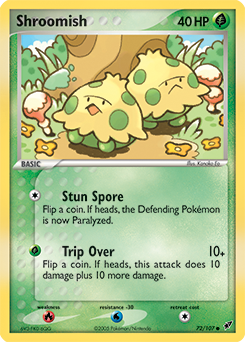 Shroomish, Deoxys #72, Pokémon TCG card