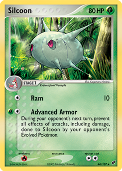 Silcoon, Deoxys #46, Pokémon TCG card