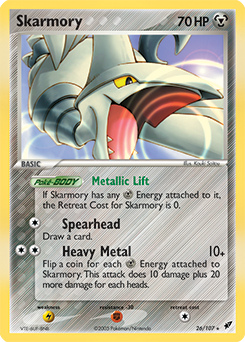 Skarmory, Deoxys #26, Pokémon TCG card