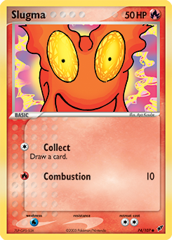 Slugma, Deoxys #74, Pokémon TCG card