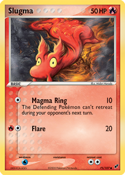 Slugma, Deoxys #75, Pokémon TCG card